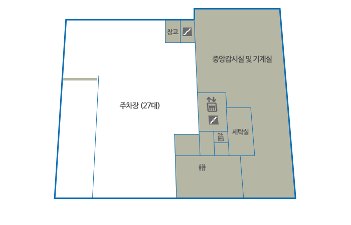 지하 평면도